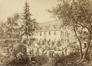 Tuschezeichnung, bei Heidelberg?