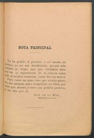 Nota principal