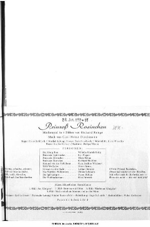 Prinzeß Rosinchen