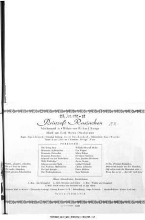 Prinzeß Rosinchen
