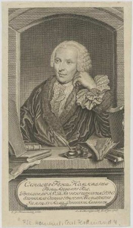 Bildnis des Carolus Ferd. Hommelius