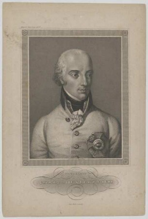 Bildnis des Erzherzog Carl von Oesterreich