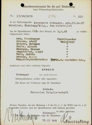 Schwager, Annemarie