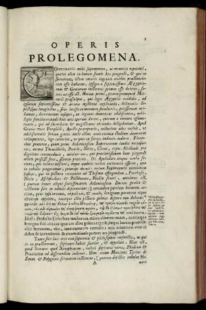 Operis Prolegomena.