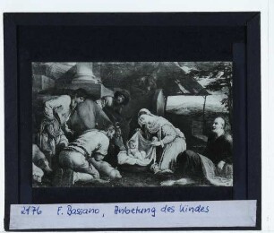 Bassano, Anbetung des Kindes durch die Hirten (Privatbesitz)