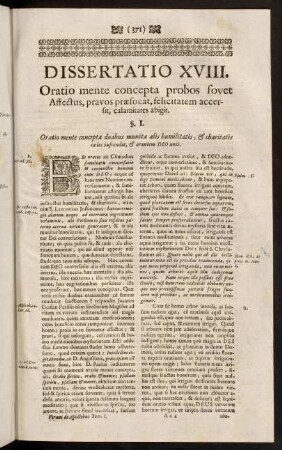 371-387, Dissertation XVIII.