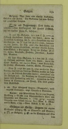 28. Das Koenigreich Ungern, (Hungaria), nebst ungrisch Dalmatien, ungr. Croatien u. Slavonien