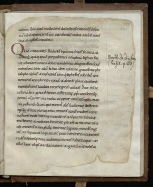 Boethius: De divisione