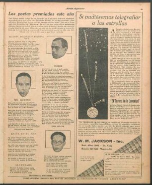 Los poetas premiados este año