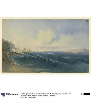 Meeresbucht mit Felsen. "Punta Ventana"