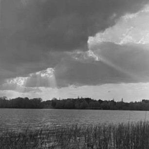 Teupitzer Seenlandschaft. Gewitterwolken.