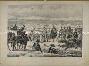 Schlacht bei Pultusk zwischen Russen und Franzosen
