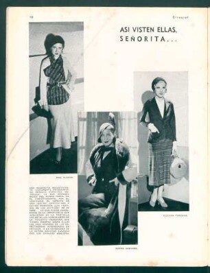 Así visten ellas, Señorita...