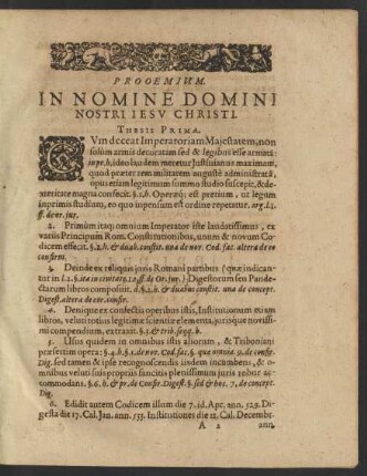 Prooemium. In Nomine Domini Nostri Iesu Christi.