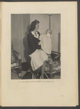 Sra. Elina Ameglio Fynn de Capurro y su hija María Elina - Foto: Faig