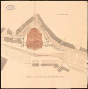 Stadttheater, Halle/Saale 1. Projekt: Lageplan