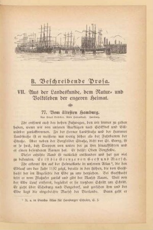 VII. Aus der Landeskunde, dem Natur- und Volksleben der engeren Heimat