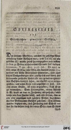 1: Springgeräth auf Griechischen gemalten Gefäßen