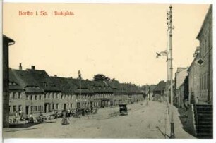 Hartha. Marktplatz