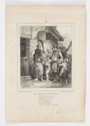 Le Refugié Polonais., Blatt 4 aus: "Album Lithographique"