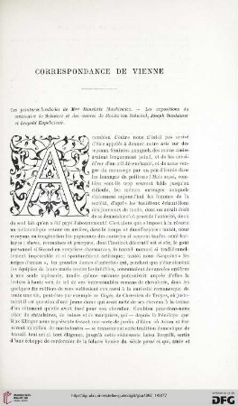 3. Pér. 17.1897: Correspondance de Vienne