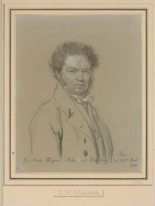 Bildnis Wagner, Johann Martin von (1777-1858), Archäologe, Maler, Bildhauer