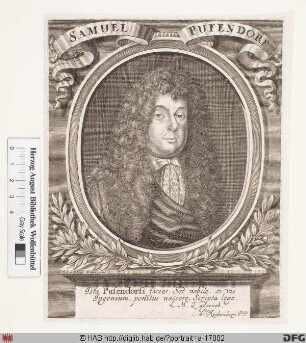 Bildnis Samuel Pufendorf (1694 Frhr. von)