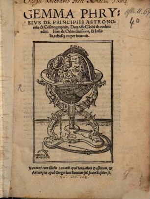 De principiis astronomiae et cosmographiae