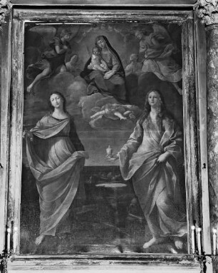 Mariä Schneewunder mit den Heiligen Lucia und Magdalena