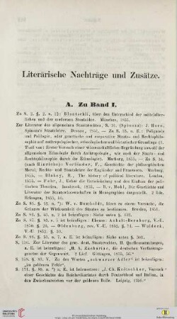 Literarische Nachträge und Zusätze