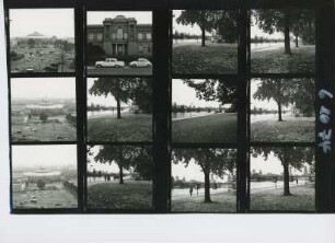 Untermainbrücke Frankfurt - Städelsches Kunstinstitut - Festhalle, 1974