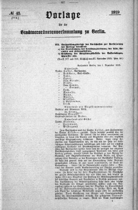 No. 45 (973), 20. Dezember 1919