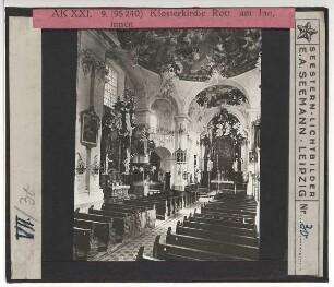 Rott am Inn, Kloster Rott : Innenansicht, Blick nach O