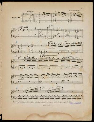 Sonate Concertante pour Harpe ou Pinaforte
