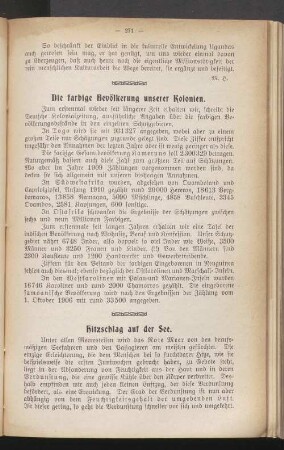 Die farbige Bevölkerung unserer Kolonien