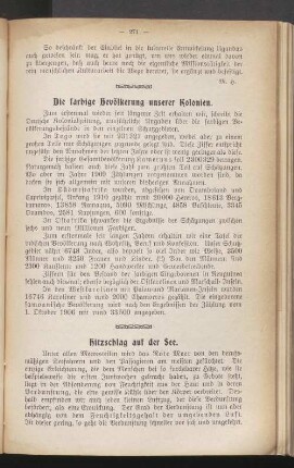 Die farbige Bevölkerung unserer Kolonien