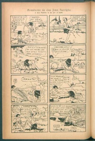 Aventuras de don Juan Barrigón : A don Pánfilo le da por el baño