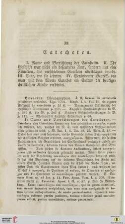 39. Catecheten