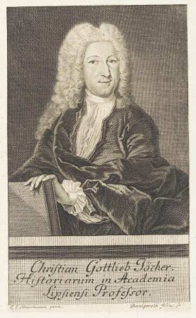 Bildnis des Christian Gottlieb Jöcher