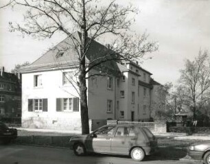Pirna-Südvorstadt, Franz-Schubert-Straße. Siedlung (1935/1938). Doppelwohnhaus Nummer 10/12