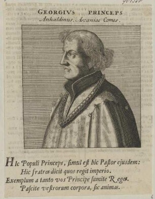 Bildnis des Georgivs, Fürst von Anhalt