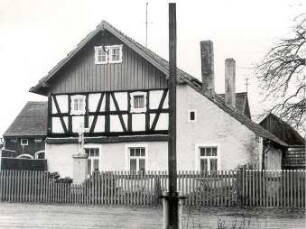 Wohnhaus in Sollschwitz : Bauwesen - Wohnung, Exterieur. Ort: Sulšecy / Sollschwitz. Wohnhaus, 1962 abgerissen.