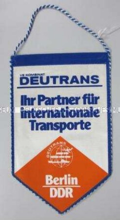 Wimpel des VE Kombinats Deutrans