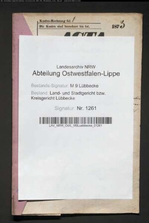 Erblasser: Stuckemeyer, Charlotte Louise Friederike Lisette, geb. Langewisch; Erblasser: Kassen, Franz Hermann; Erblasser: Stuckemeyer, Henriette Sophie Louise: Errichtung eines Erbvertrags