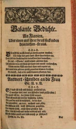 Herrn von Hoffmannswaldau und andrer Deutschen auserlesener und bißher ungedruckter Gedichte ... theil. 3