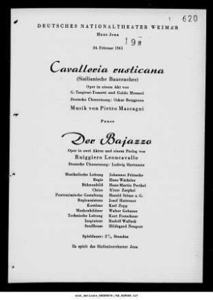 Der Bajazzo