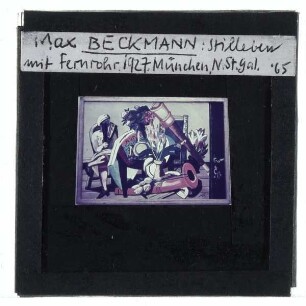Beckmann, Stillleben mit Fernrohr