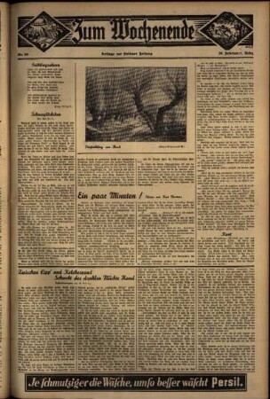 Dritte Ausgabe vom Sonntag, den 01. März 1936.