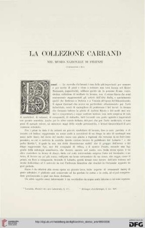 3: La Collezione Carrand nel Museo Nazionale di Firenze