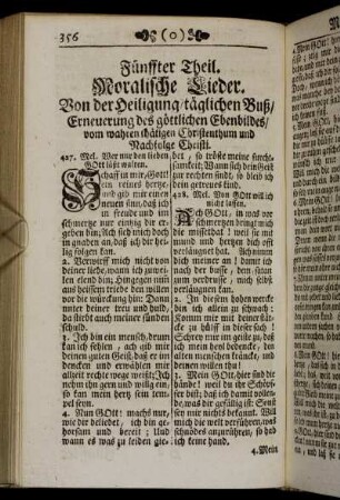 I. Von der Heiligung, täglichen Buß, Erneuerung des göttlichen Ebenbildes, vom wahren thätigen Christenthum und Nachfolge Christi